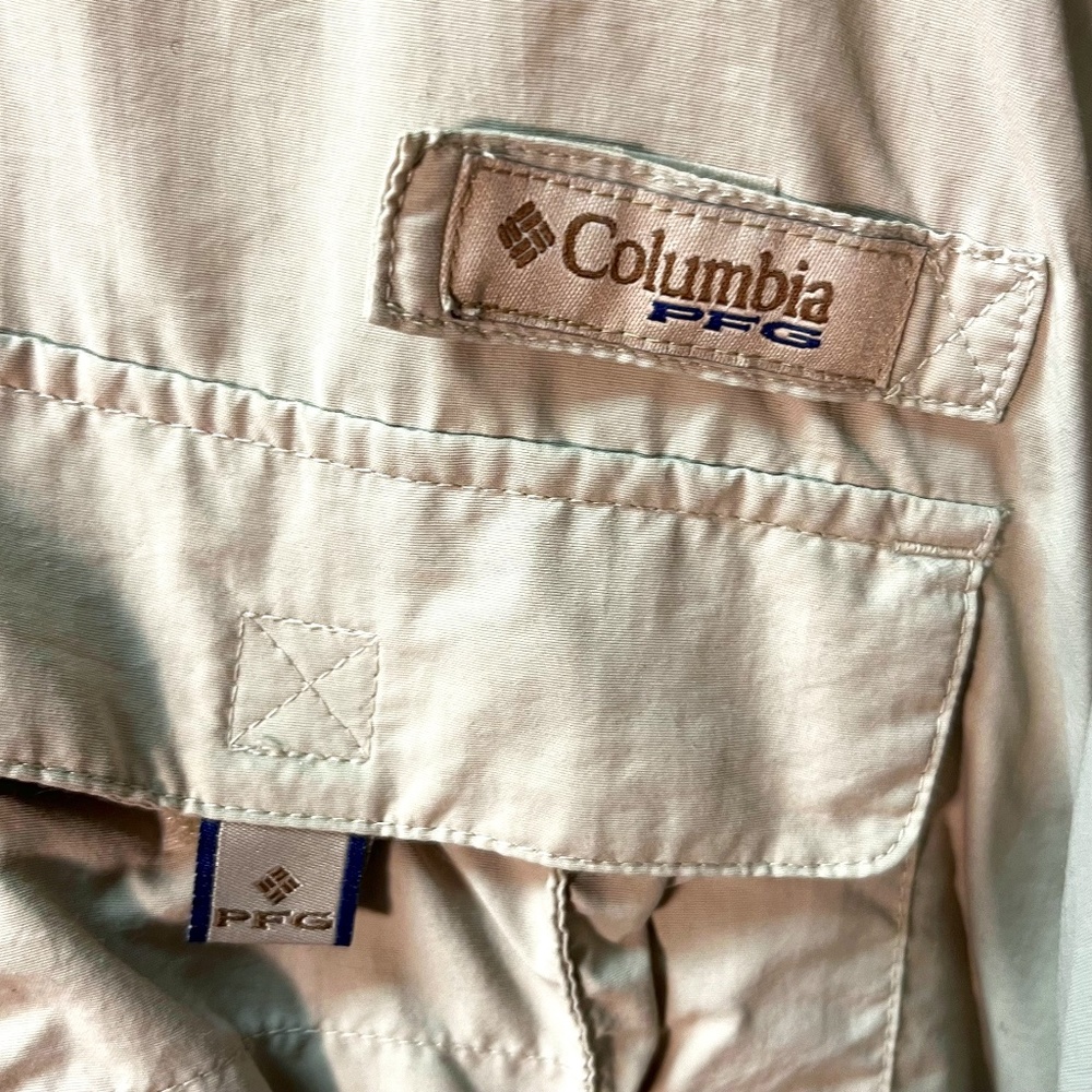 Columbia PFG Long Sleeve Button Down Shirt - XL